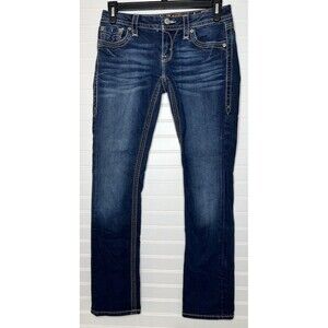 ROCK REVIVAL Women’s  JESSICA STRAIGHT JEANS   SIZE 28 X 31